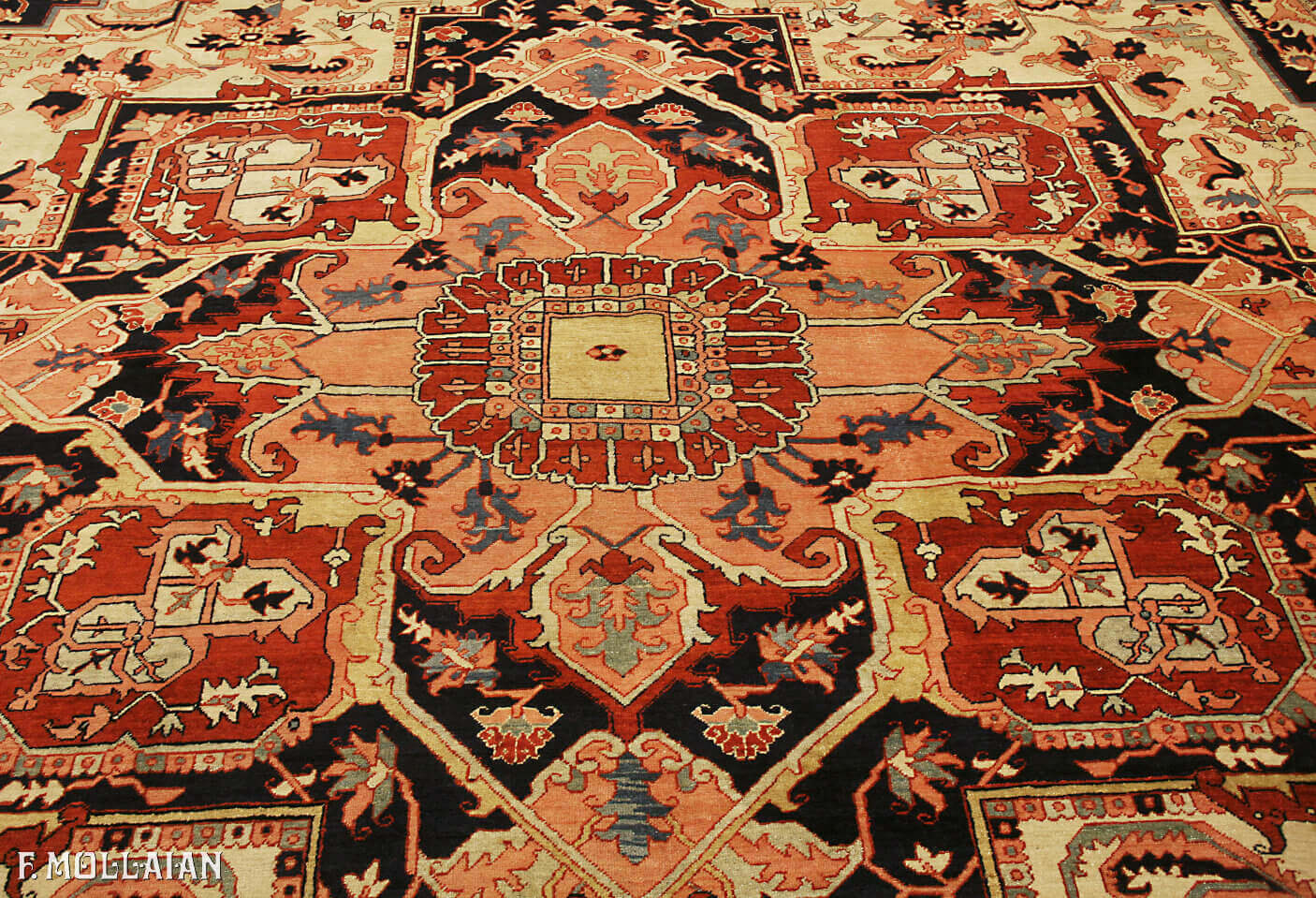 Persian Heriz Serapi Rug n°:64873442